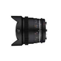 SY1V2E Samyang obiettivo 14mm T3.1 VDSLR MK II MFT
