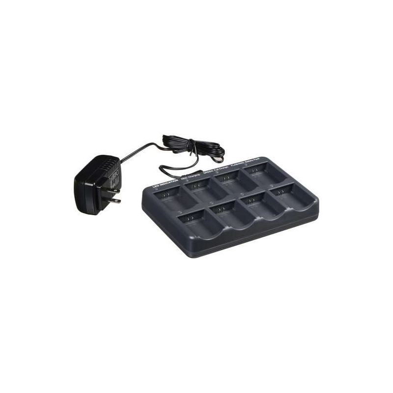 EARTEC UlrtaLITE caricabatterie per 8 batterie per cuffia intercom