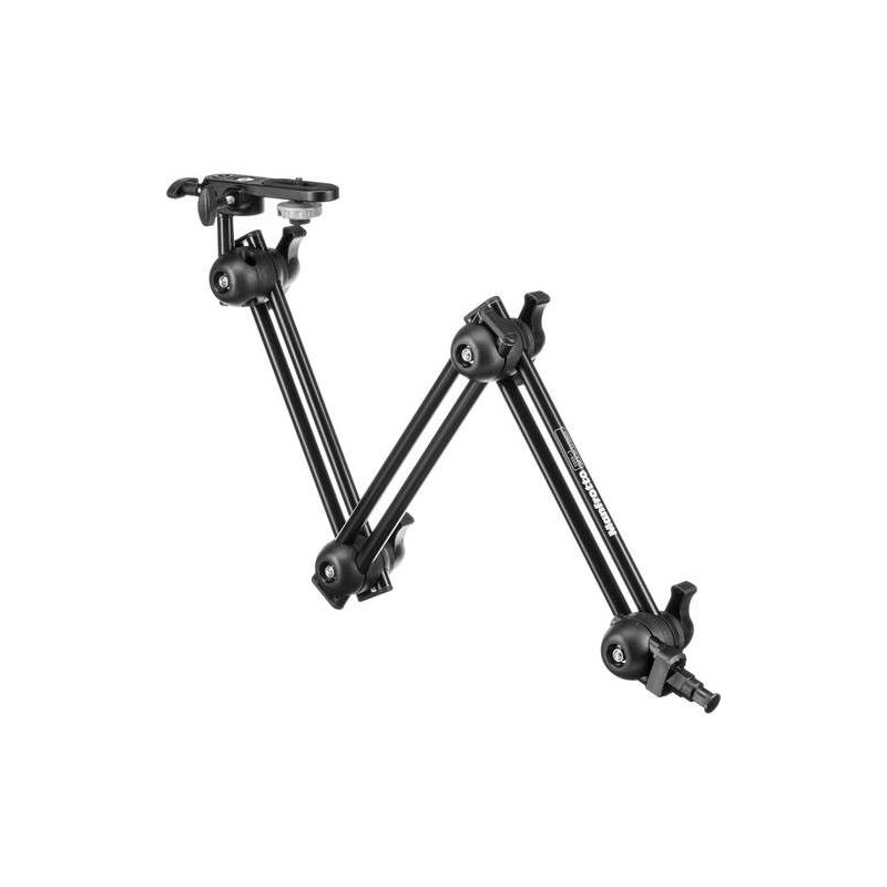 Manfrotto Doppio braccio snodato 3 sezioni con staffa