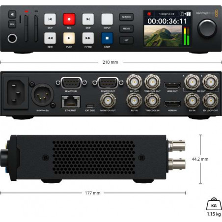 HyperDeck Studio HD Plus Blackmagic