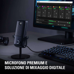 WAVE 1 Elgato Microfono a condensatore con interfaccia USB-C