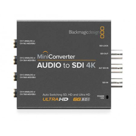 Mini Converter Audio to SDI 4K Blackmagic Design