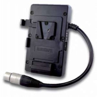 MVBELTS Blueshape Adattatore batteria per cintura  Sistema V_Mount con uscita XLR