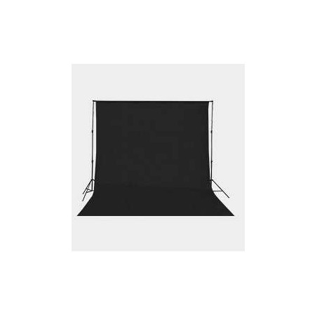 E-Image fondale nero 3x6m in tessuto