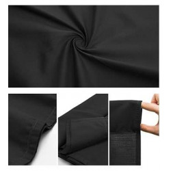 E-Image fondale nero 3x6m in tessuto