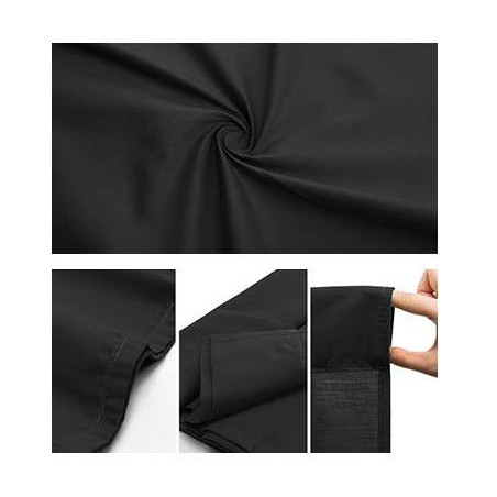 E-Image fondale nero 3x6m in tessuto