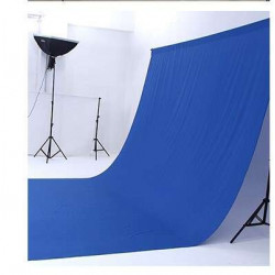 E-Image fondale blu 3x6m in tessuto