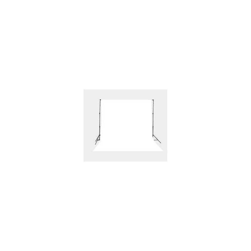 E-Image fondale bianco 3x6m in tessuto