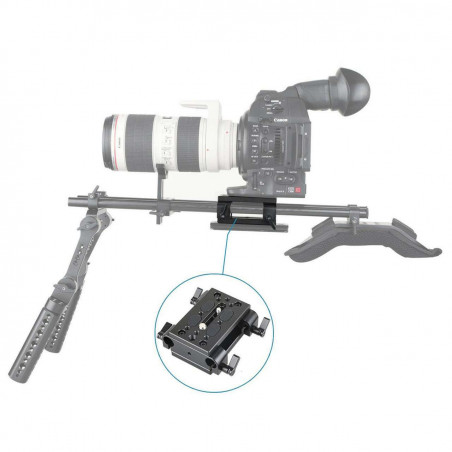 Baseplate Smallrig con doppio Morsetto per canne 15mm -1798