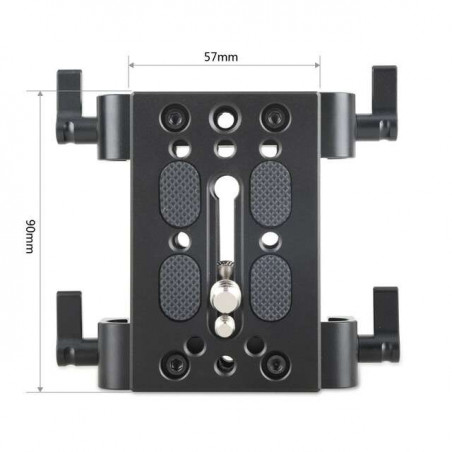 Baseplate Smallrig con doppio Morsetto per canne 15mm -1798