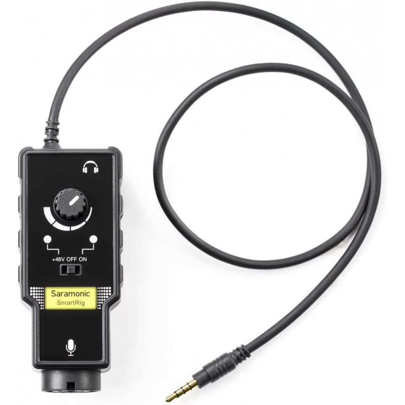 SmartRig II Saramonic adattatore da microfono-chitarra XLR a 1/4" (telefoni)