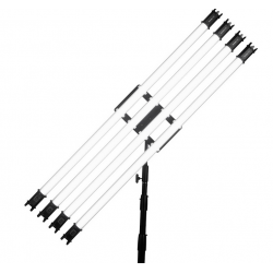 Nanlite PavoTube Quad Bank T12 LED Tube Gooseneck Mount with 5/8" Receiver