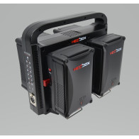 MEGABANK-4L Kit 4 batterie HEDBOX Nero XL 300Wh e RP-DC200V