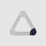 Aputure INFINIBAR Triangle Flat Connector, connettore lineare per illuminazione triangolare piatta