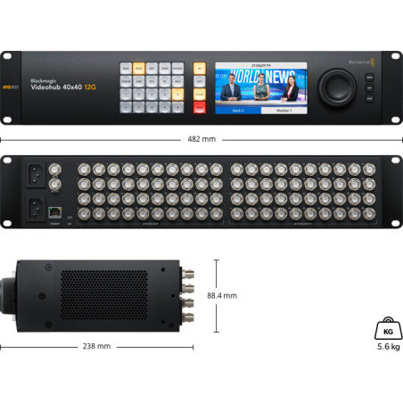 Blackmagic Videohub 40x40 12G