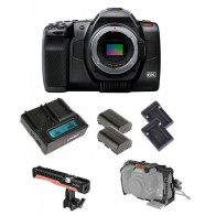 Pocket Cinema Camera 6K Pro Blackmagic, battery grip, viewfinder, davinci resolve, Manco Videoprofessionale