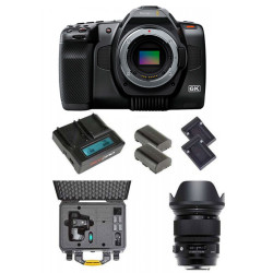 Pocket Cinema Camera 6K Pro Blackmagic, battery grip, viewfinder, davinci resolve, Manco Videoprofessionale