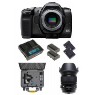 Pocket Cinema Camera 6K Pro Blackmagic, battery grip, viewfinder, davinci resolve, Manco Videoprofessionale