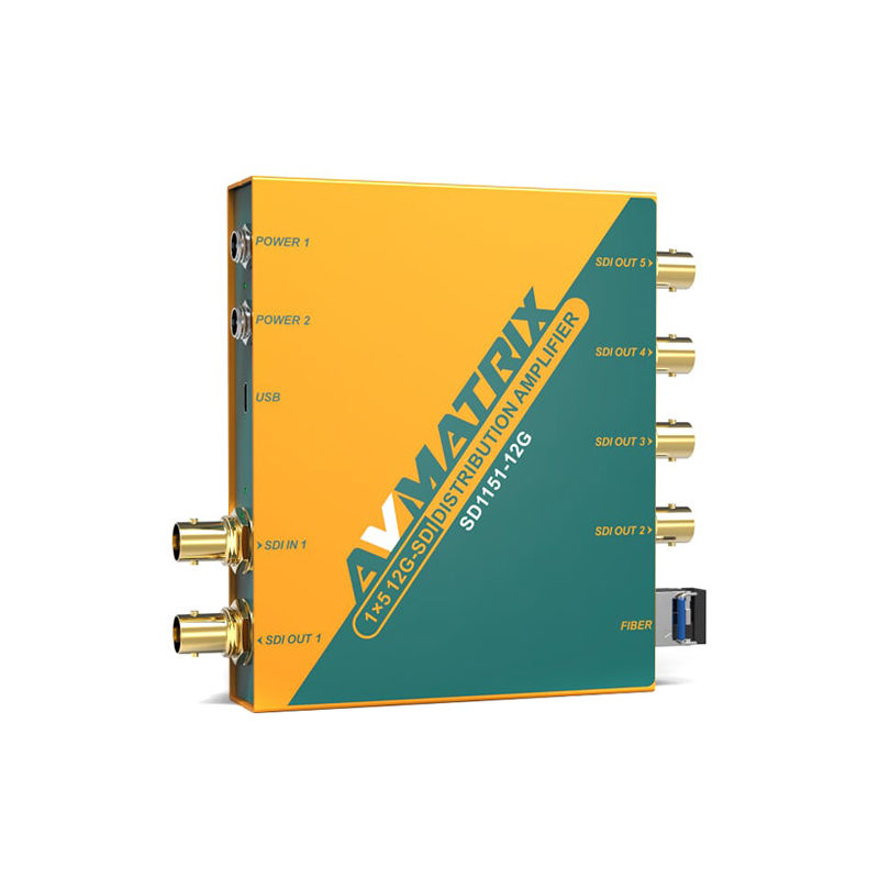 AVMATRIX Extender in fibra ottica trasmettitore/ricevitore 3G-SDI