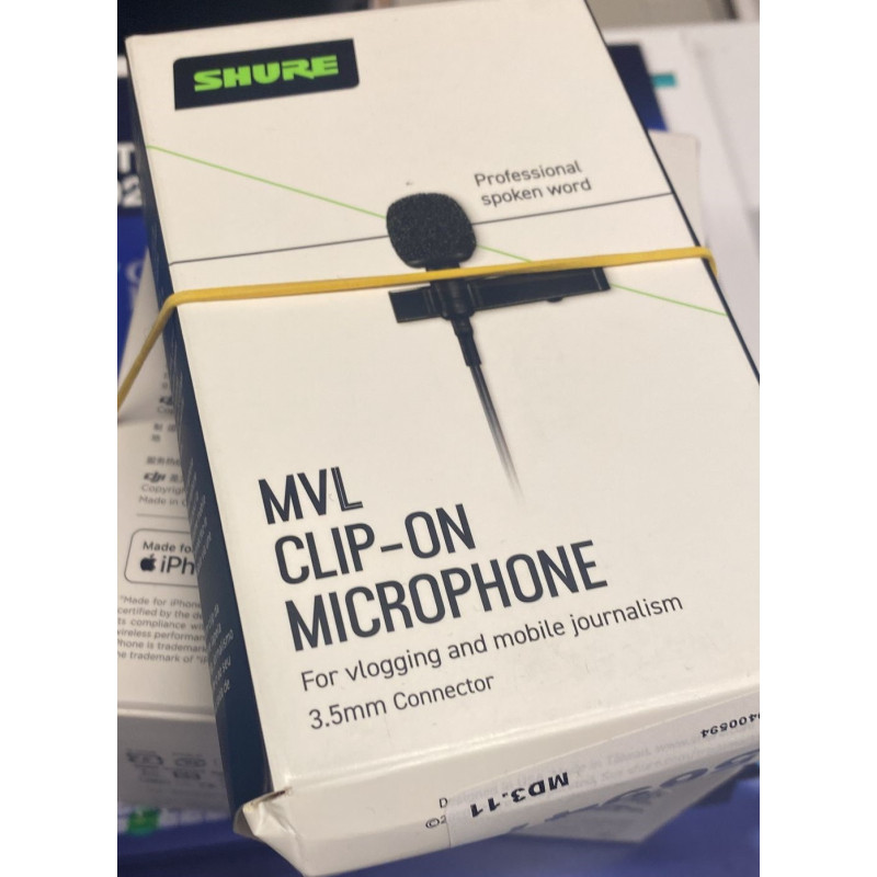DJI Mic Wireless Microphone OPEN BOX + MVL Shure Microfono Lavalier