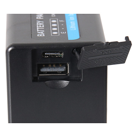 Batteria Patona Premium tipo BP-U68 BP-U65 BP-U60 Sony, 6.9A D-Tap e USB