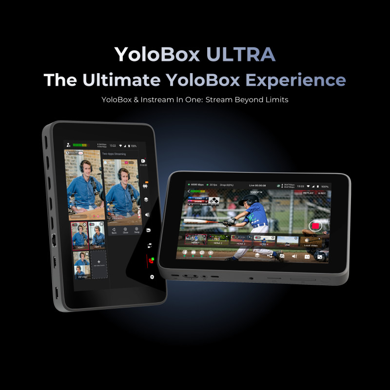 YOLOBOX ULTRA Regia 4K Streaming ISO Recording