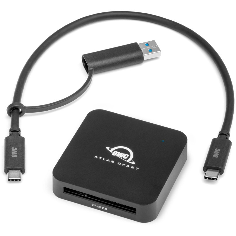 Atlas CFast Reader with USB-C & USB-A connectivity