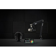 RODECASTER DUO, PodMic, headphones NTH-100, PSA1+ e XLR3 black RODE KIT