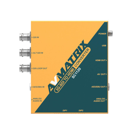 AVMATRIX Scaling Converter da SDI a HDMI/AV