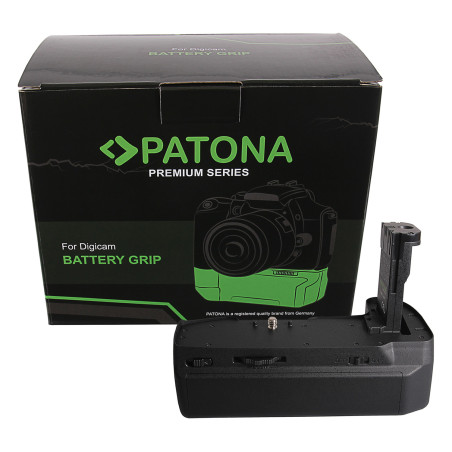 Battery Grip 4K e 6K  PATONA Premium per 3 batterie LP-E6 + USB C CHARGER