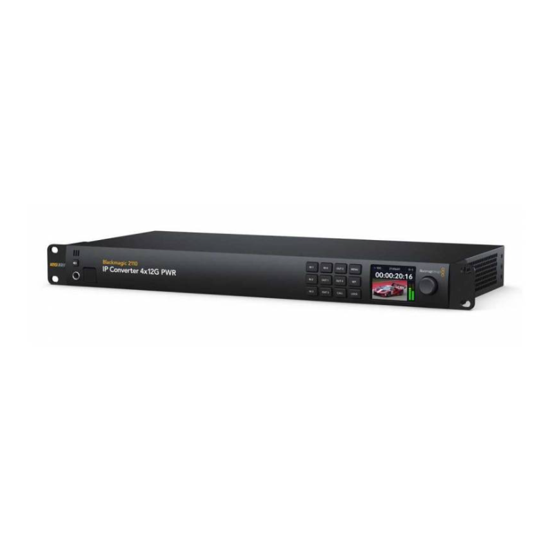 Blackmagic 2110 IP Converter 4x12G PWR