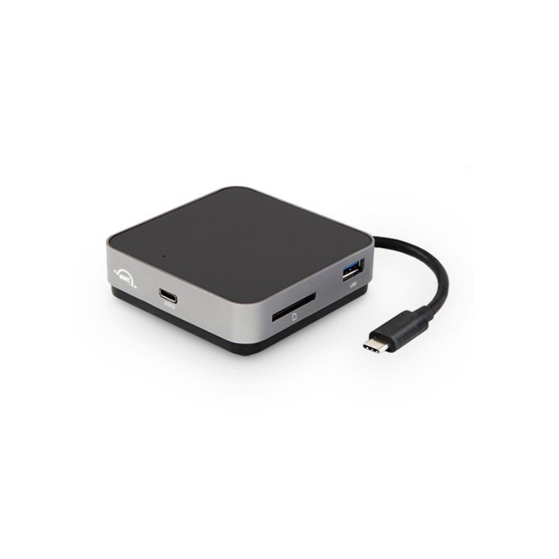 OWC USB-C Travel Dock, 5 porte: USB-C, USB-C 100W, USB 3.1, HDMI, SD reader