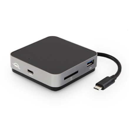 OWC USB-C Travel Dock, 5 porte: USB-C, USB-C 100W, USB 3.1, HDMI, SD reader