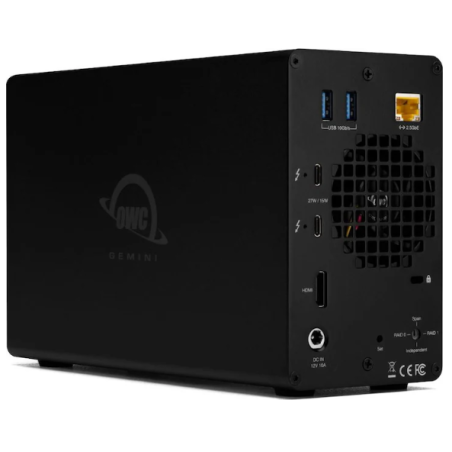 OWC 4.0TB SSD Gemini - Thunderbolt (USB-C) Dock e Dual-Drive RAID