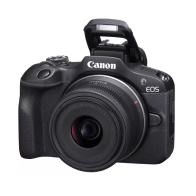 Fotocamera Canon EOS R100 + obiettivi RF-S 18-45mm IS STM e RF-S 55-210mm IS STM