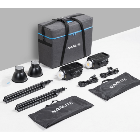 Nanlite FS-300B 2kit con Stativi LS-150-5/8 e Borsa