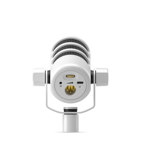 PODMICUSB Rode Microfono dinamico bianco ottimizzato per Podcasting