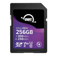 OWC 256GB Atlas Ultra SDXC UHS-II V90 Media Card - R 300MB/s - W 250M
