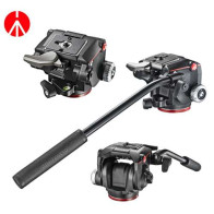 Testa fluida Manfrotto video 2 vie XPRO alluminio con QR