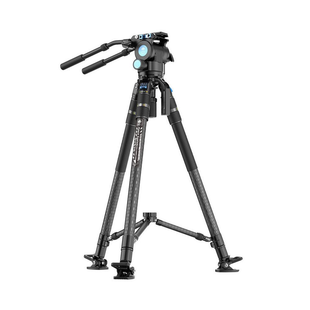 SIRUI SVS75 tripod in carbon fiber with SVH15 head. Stable, lightweight, and precise for professional video productions.