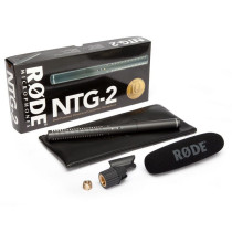 RØDE NTG-2 Shotgun Microphone Kit + E-Image BS-M80 Windshield + BA12 Boom Pole