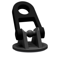 PTZ camera support, lightweight tripod, Cartoni KPTZ001, AT926 ball joint, AT877 rubber feet, C110 bag