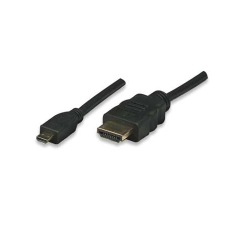 Cavo HDMI Highspeed con Ethernet Channel 1.4 A M/Micro DM, 1m