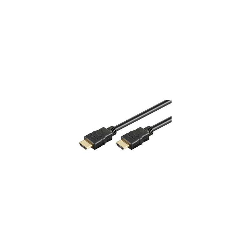 Cavo HDMI High Speed con Ethernet A/A M/M 5m Nero