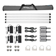 NANLITE Pavotube II 30XR 4 KIT LED Tube Light (con LumenRadio)