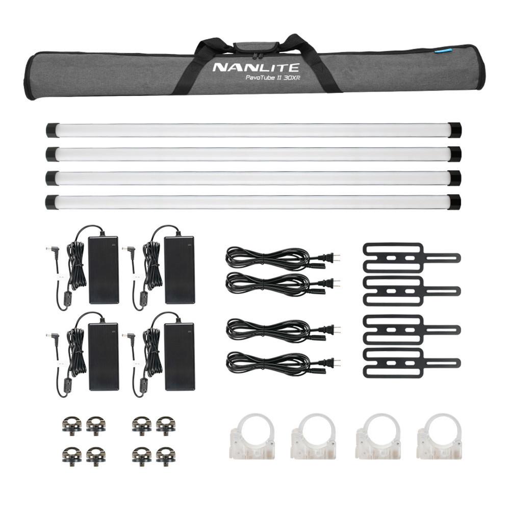 NANLITE Pavotube II 30XR 4 KIT LED Tube Light (con LumenRadio)