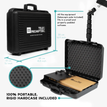 Teleprompter TP-iPresent, remote and transport case - Manco.it