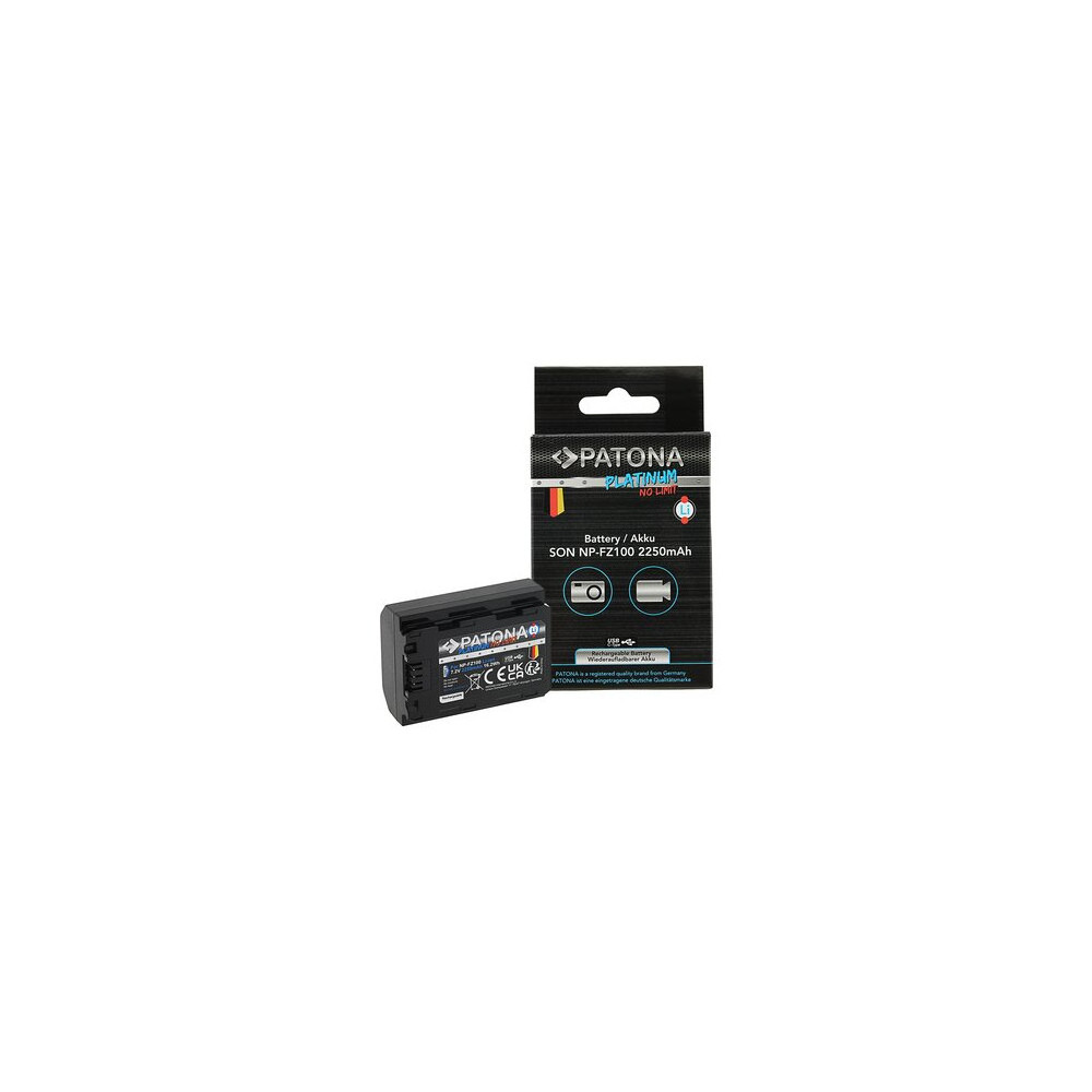 Platinum Battery Patona USB-C Input tipo Sony NP-FZ100