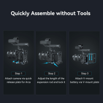 SmallRig Compact V-Mount Battery Mounting System 4064B - Manco.it