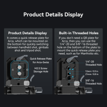 SmallRig Compact V-Mount Battery Mounting System 4064B - Manco.it